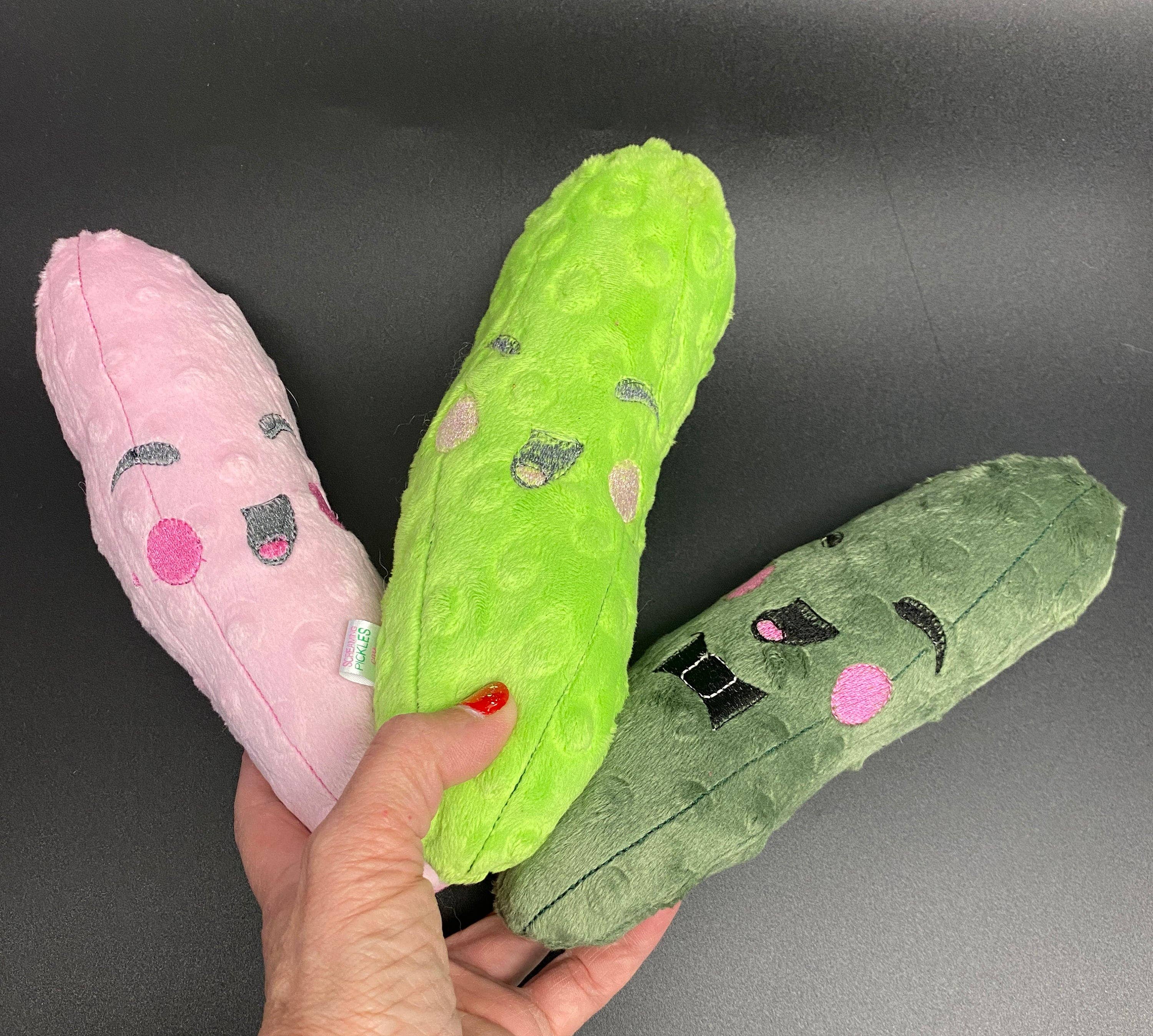 Screaming Pickles - Wholesale Pet Toy - Cat - Handmade Pet Toys - Catnip Kickers Double Stuffed Pickles4