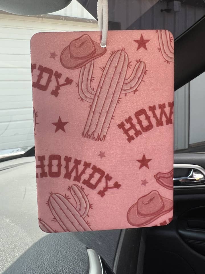 Howdy Air Freshener for wholesale by Southern Chic