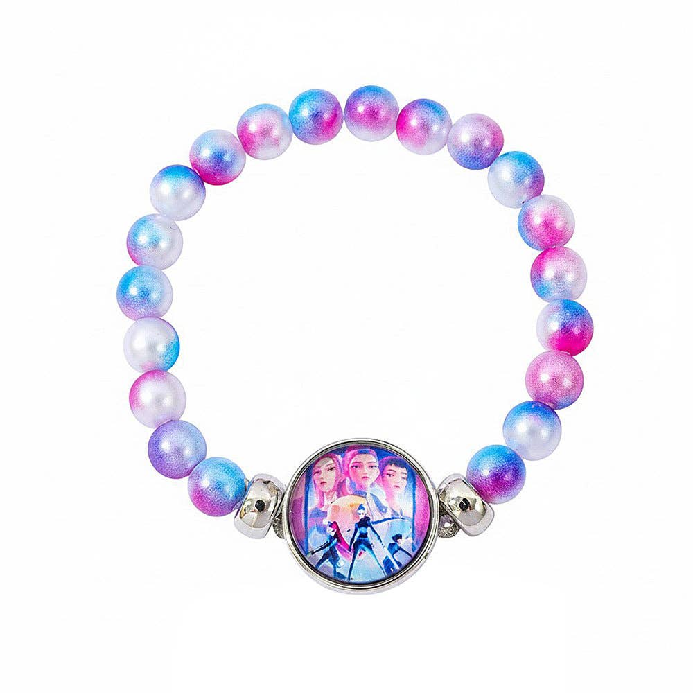 Little Trendy - Wholesale Beaded Bracelet - Kids - KDH K-pop inspired beaded bracelet2