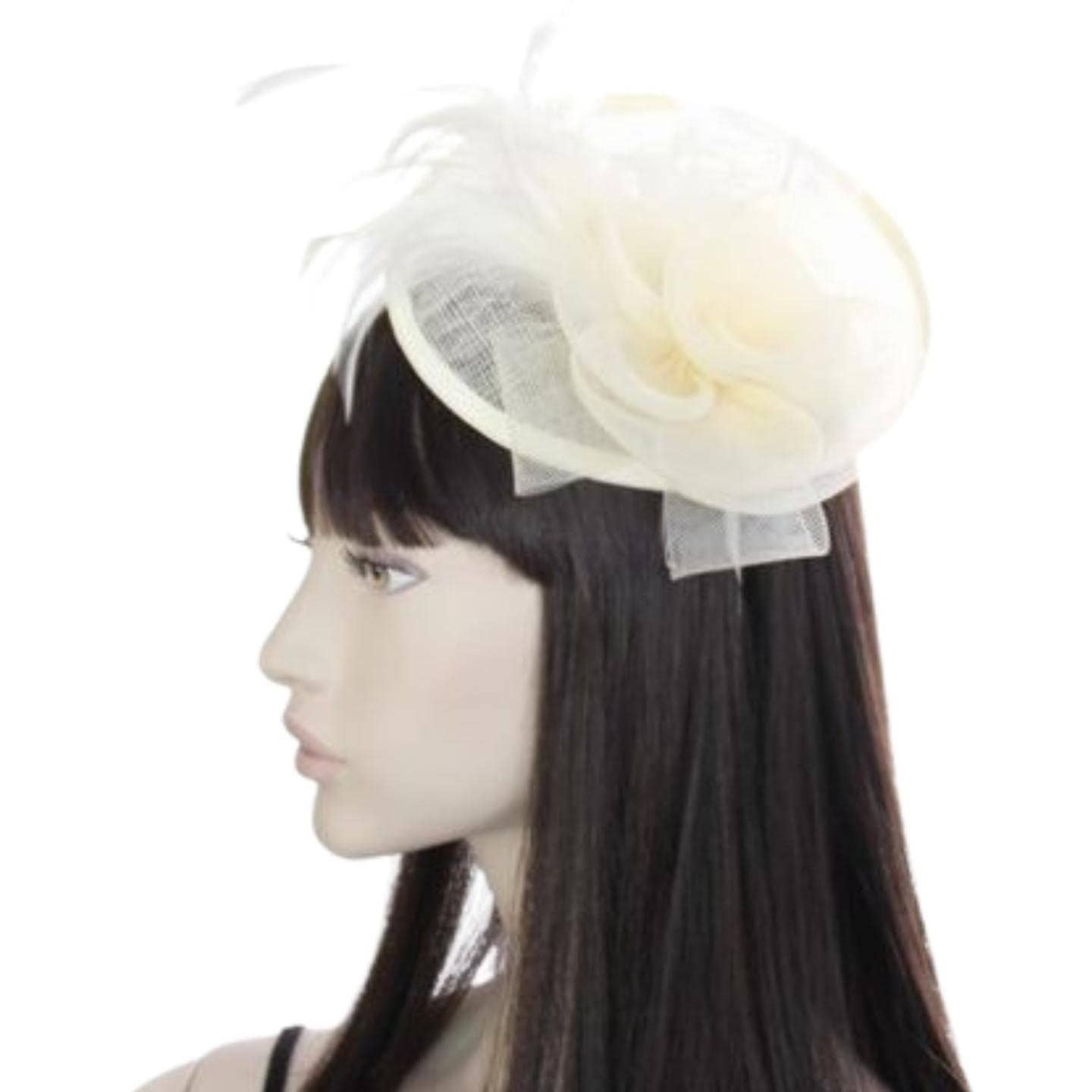 Topkids Accessories – wholesale Fascinator hat – Women's – Fascinators Fascinator Hat Hats Headband Hatinator Ascot Fascinator Bridal Hats Wedding Fascinators for Women, Ladies, Girls On Aliceband5