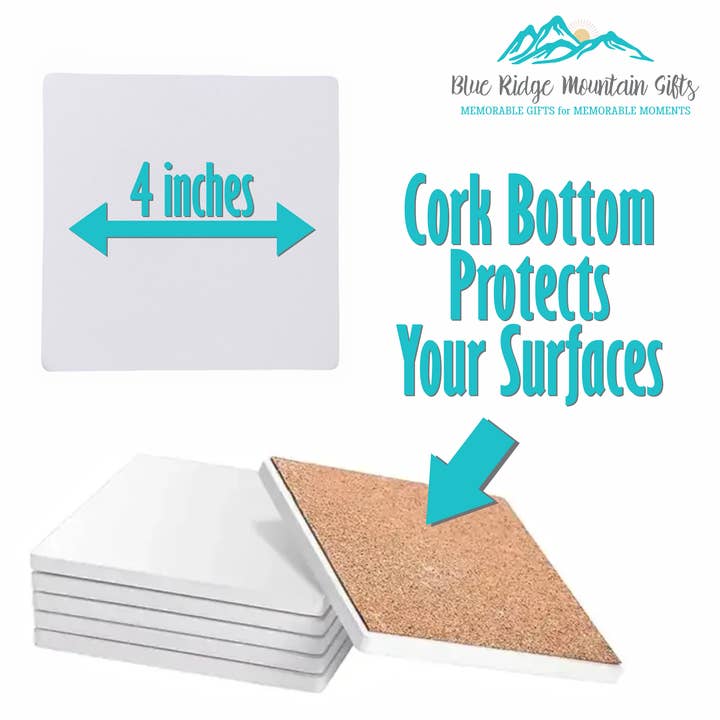 Blue Ridge Mountain Gifts - Wholesale Coasters - Great Pyrenees Ceramic Coaster – 70 Breeds Available4