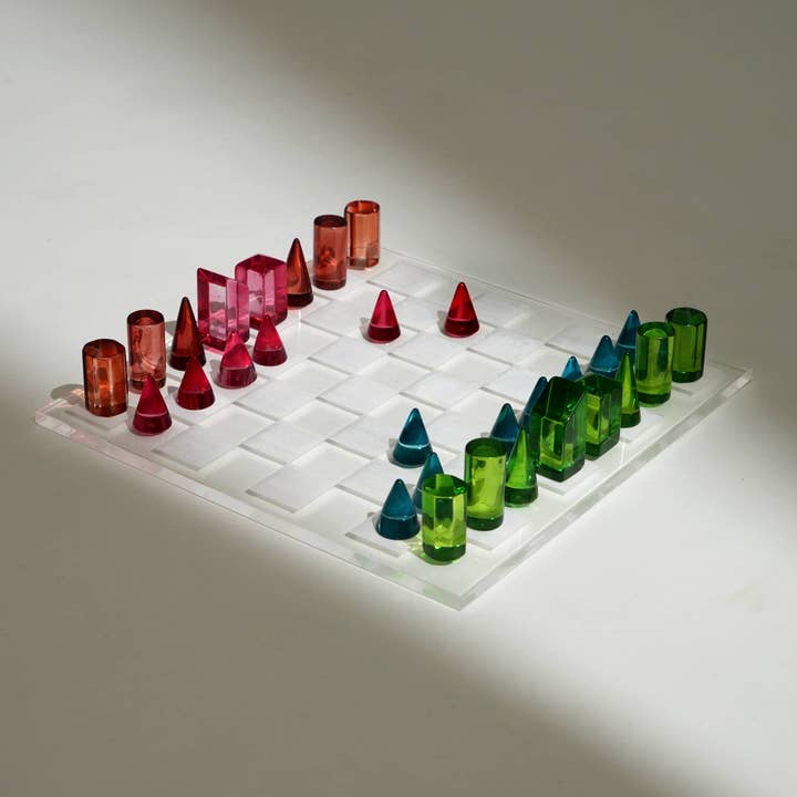 TrenDec - Wholesale Board Game - Chess Set | Acrylic Chess Game Set,5