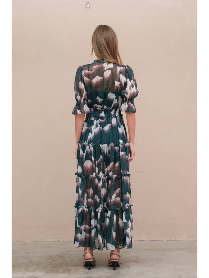 COMBO VERT Robe Épanouissement de Jardin - RD1022 en vente sur Faire3