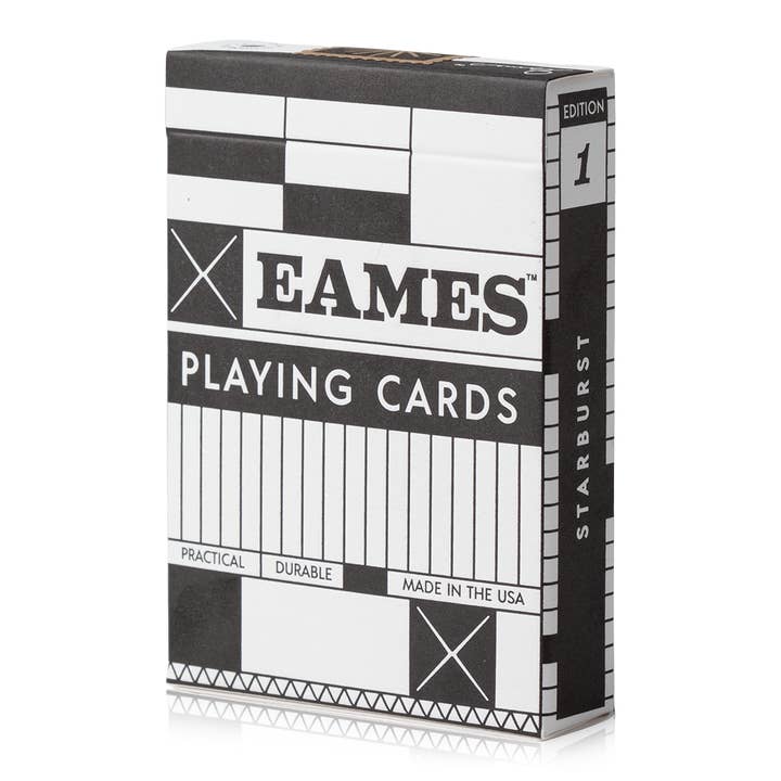 Art of Play - Wholesale Playing Cards - Eames "Starburst" Playing Cards, Black Edition