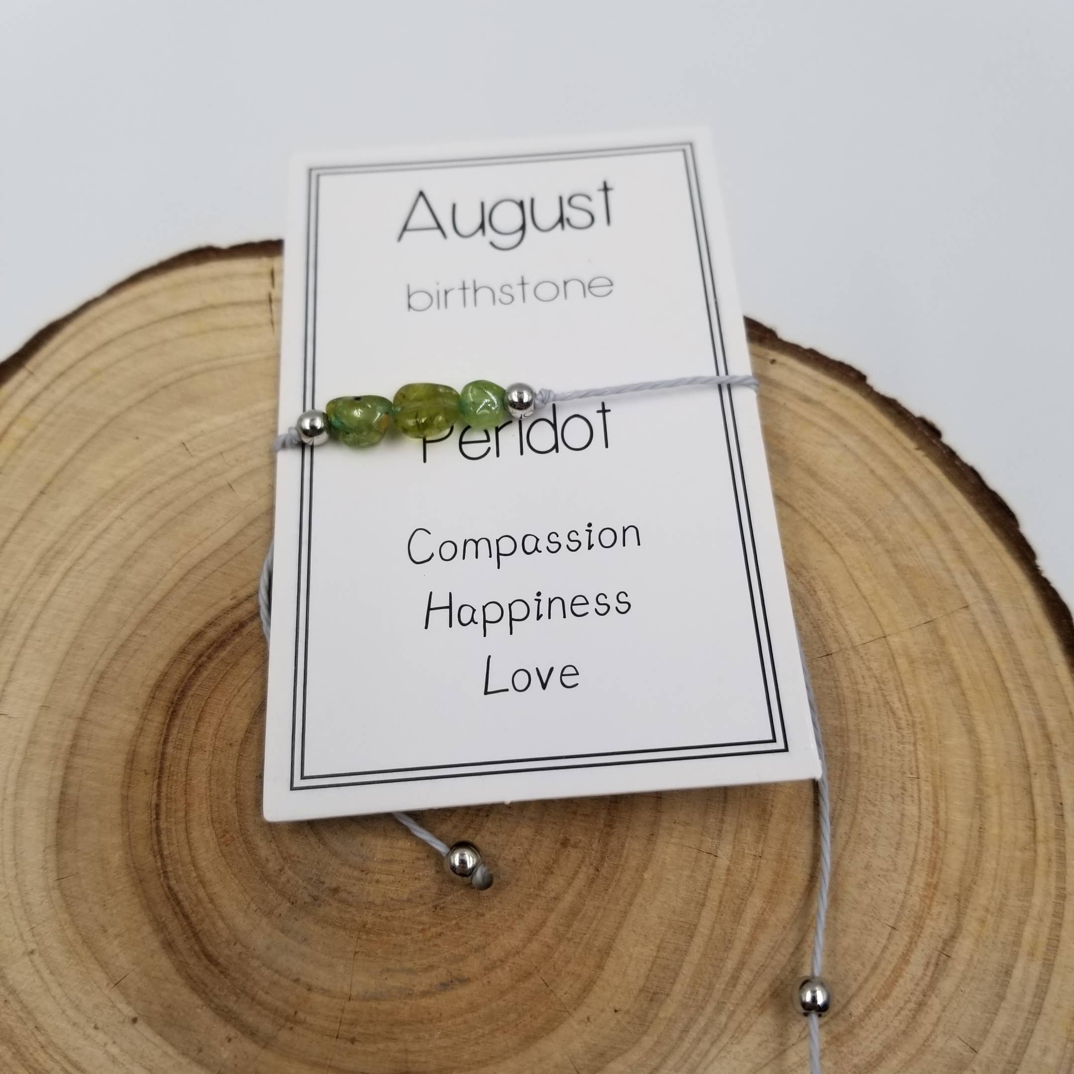 CHAKRA JEWELRY - Wholesale Armband met kralen - Handgemaakte verjaardagssteen armband van natuurlijke steen met kaart7