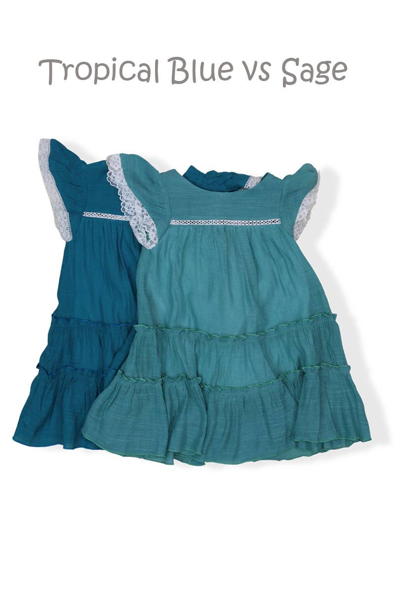 SISSYMINI - Vente Robe – enfant - Robe Boho Belissima Bella pour petites et filles 717-LL324