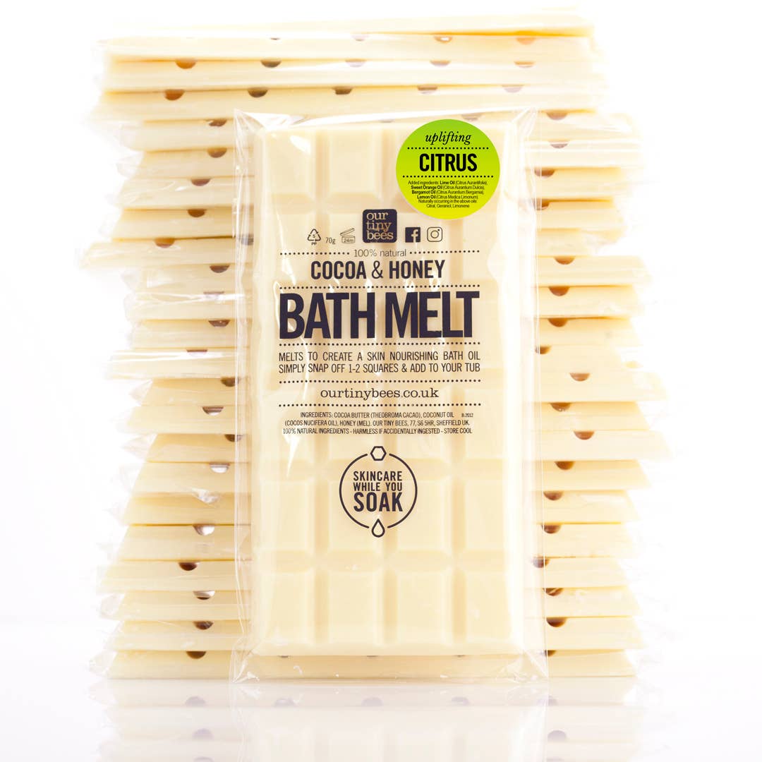 Our Tiny Bees - Wholesale Bath/Body Oil - Citrus Bath Melt / 100% Natural / Eco Friendly1