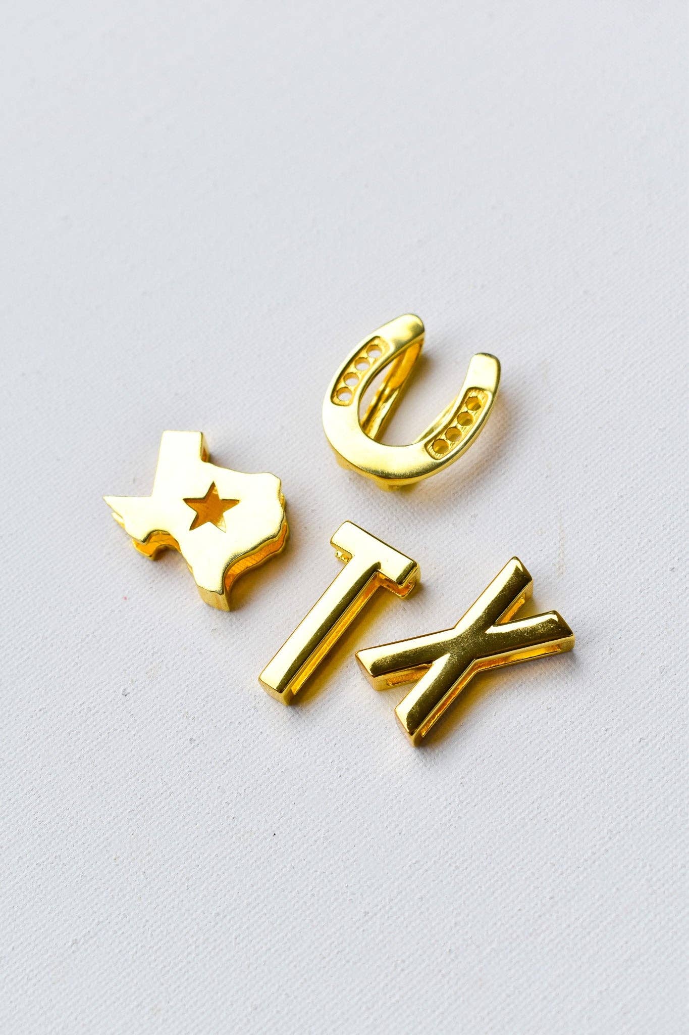 Saturday Silks - Wholesale Scarf Clip - Women's - Lucky Horseshoe Skinny Scarf Slider5