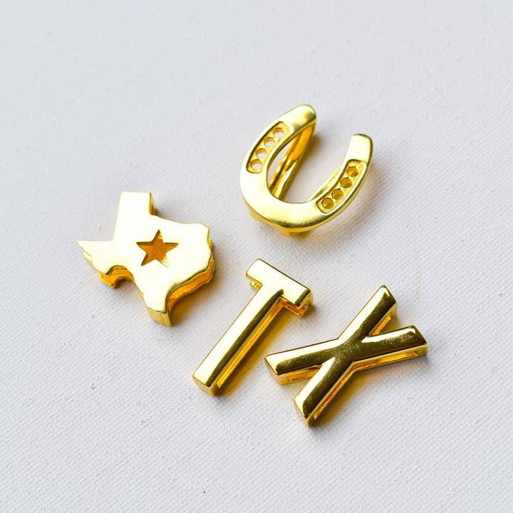 Saturday Silks - Wholesale Scarf Clip - Women's - Lucky Horseshoe Skinny Scarf Slider5