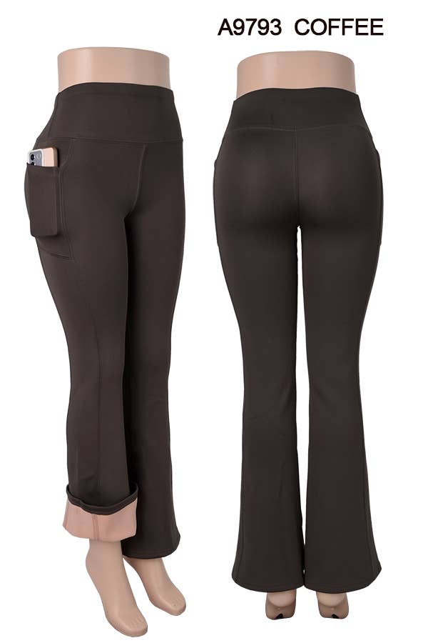 SSImport - Wholesale Pants - Women's - A9793 WINTER FLAIR PANTS FUR LINED W/ POCKETS MIX SIZE 12PCS7