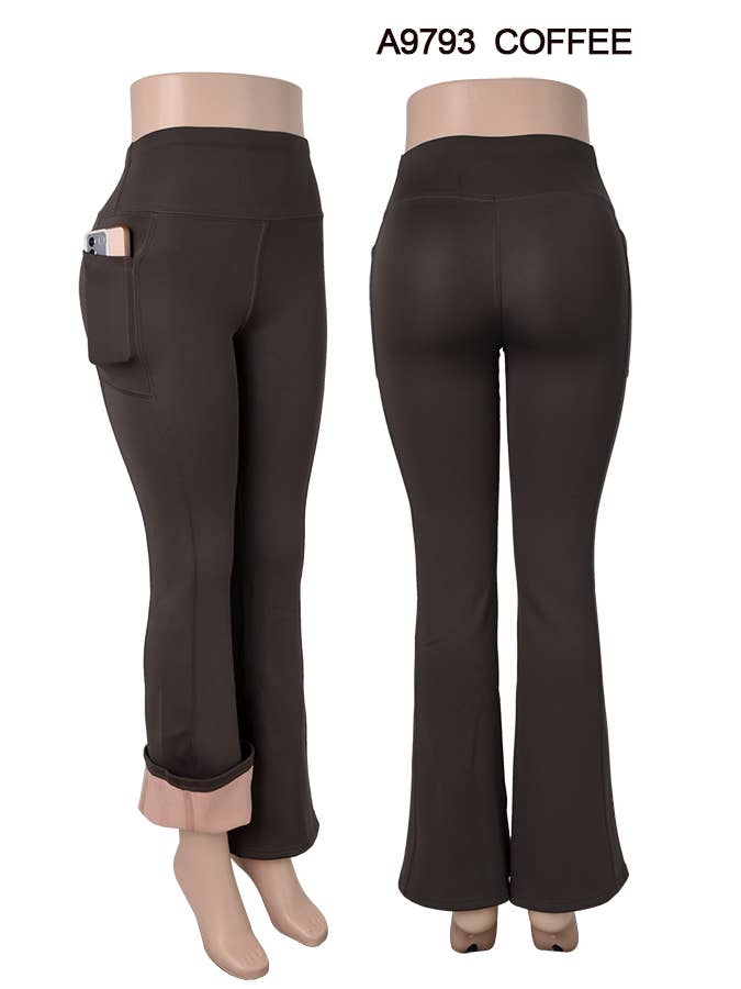 SSImport - Wholesale Pants - Women's - A9793 WINTER FLAIR PANTS FUR LINED W/ POCKETS MIX SIZE 12PCS7
