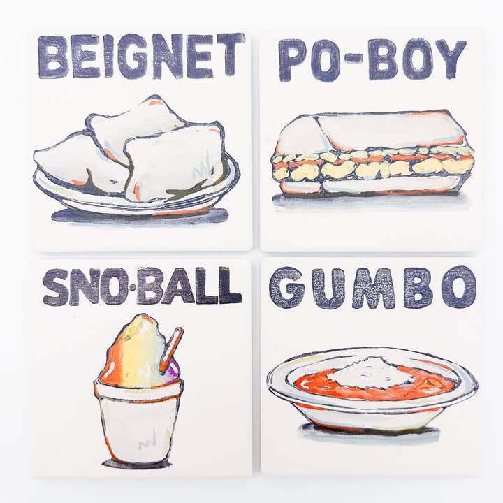 Home Malone - Wholesale Coasters - Beignet Coaster New Orleans Donut functional indoor decor2