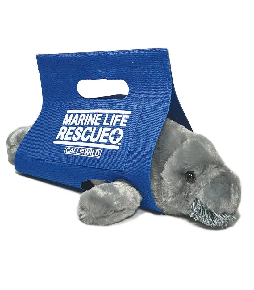 MARINE LIFE RESCUE PROJECT - Venta al por mayor Peluche - Niños y bebés - Peluche de manatí con camilla de rescate2
