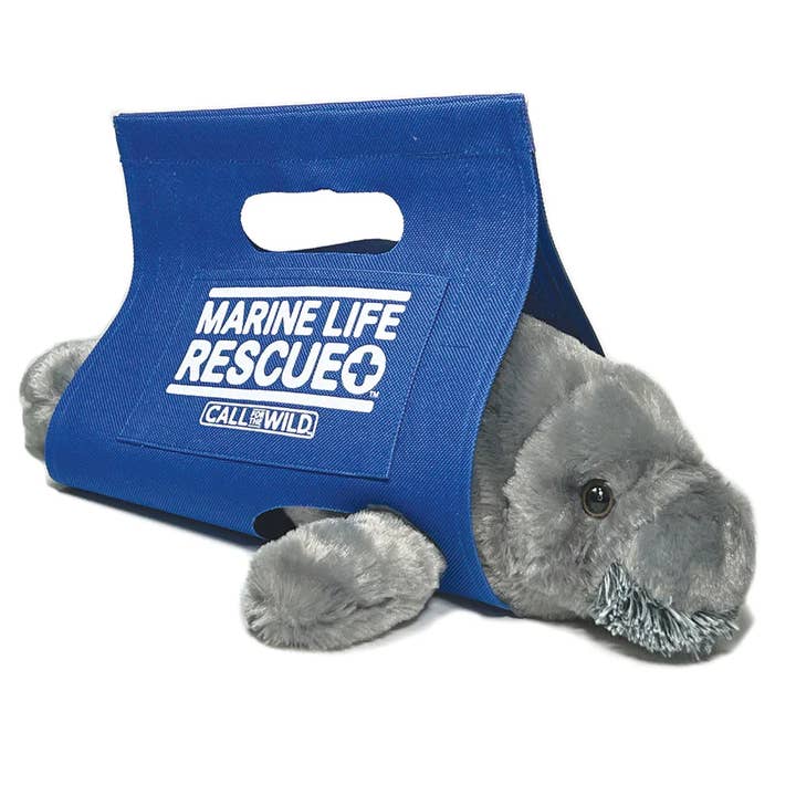 MARINE LIFE RESCUE PROJECT - Venta al por mayor Peluche - Niños y bebés - Peluche de manatí con camilla de rescate2