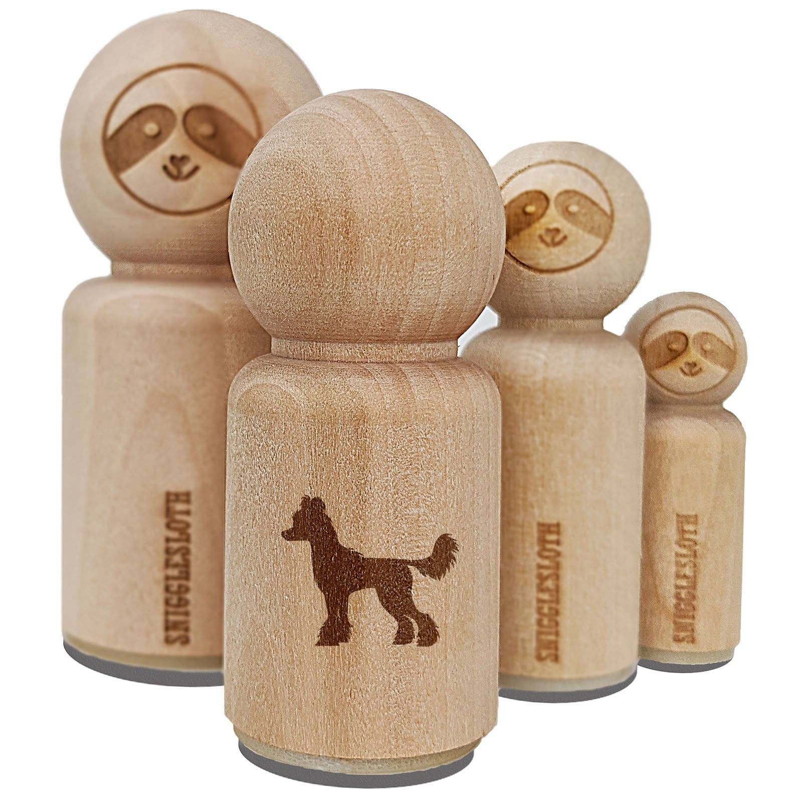 Sniggle Sloth - Wholesale Rubber/Decorative Stamp - Chinese Crested Dog Solid Rubber Stamp for Stamping Crafting Planners4