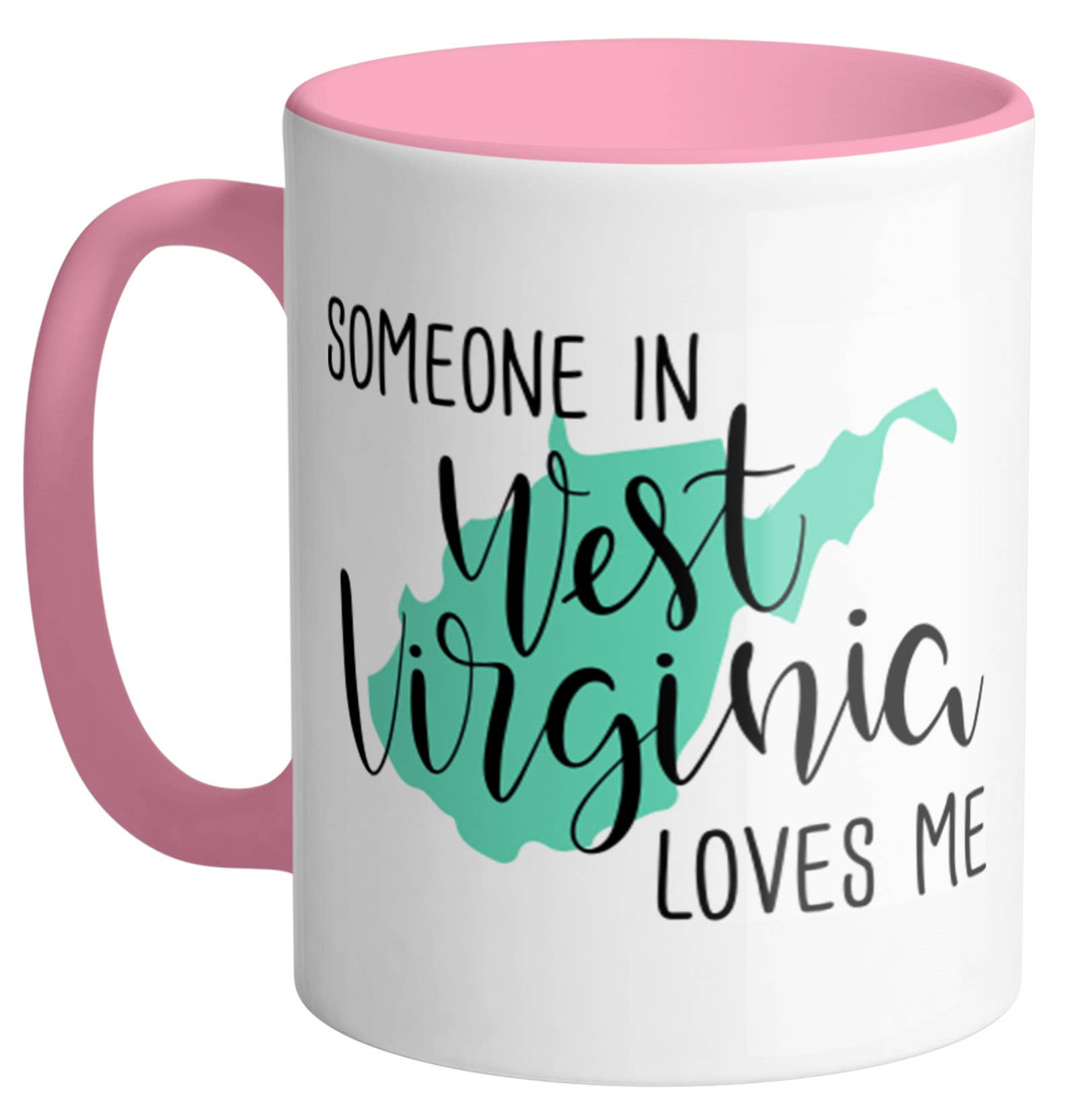 Lucky Luna Apparel - Wholesale Coffee Mug - Someone In West Virginia Loves Me Ceramic Mug2
