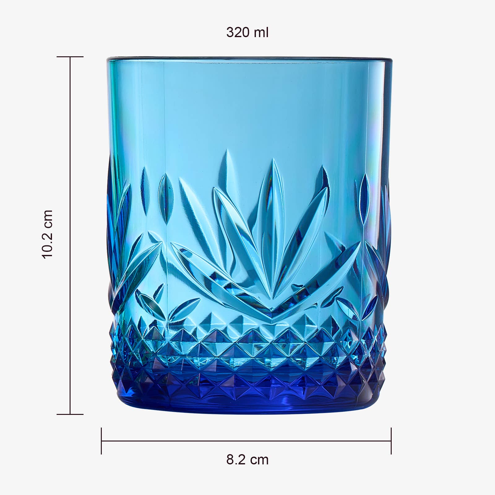 The Wine Savant /  Khen Glassware - Wholesale Cocktail/Liquor Glass - Shatterproof Tritan Crystal Colored Glasses | 4 Set 11OZ1