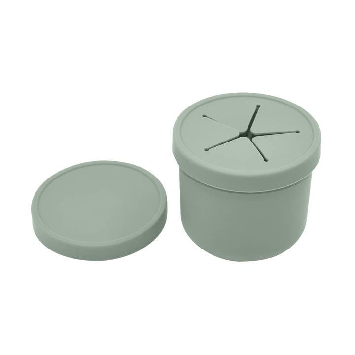 noüka - Tazza per snack a prova di versamento, motivo: foglia per la vendita all'ingrosso da parte di Maighan Distribution