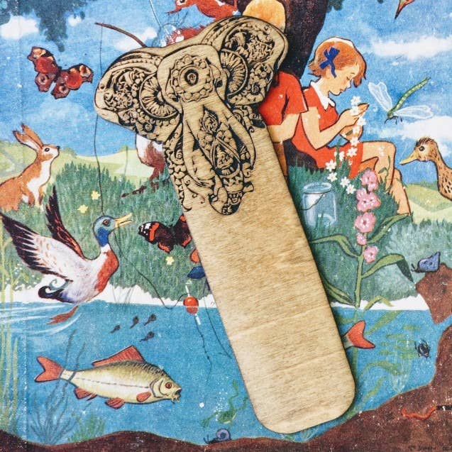 Indian Elephant Bookmark for wholesale by Cornish Whispers