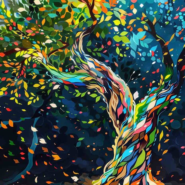 Uma Fuga Colorida por atacado de Paint with Number