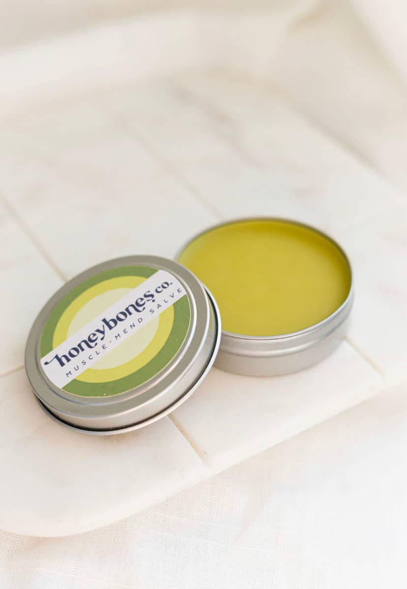 Honey Bones Co. | Botanical-Based Home + Body Care - Wholesale Healing Salve/Balm/Cream - Muscle-Mend Salve - Athlete Muscle Rub & Joint Pain Relief0