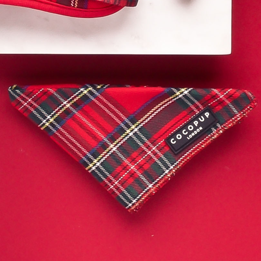 Cocopup London – wholesale Pet bandana – Dog – Tartan Bandana1