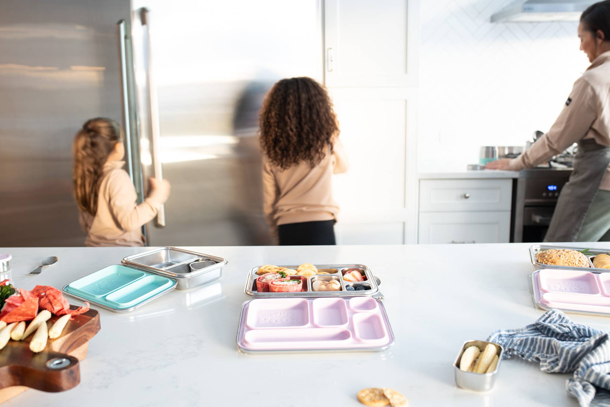 The Good Kiind - Wholesale Lunch Bag/Box - Kids - Kids Stainless Steel lunch box bento: Product Sample Box15