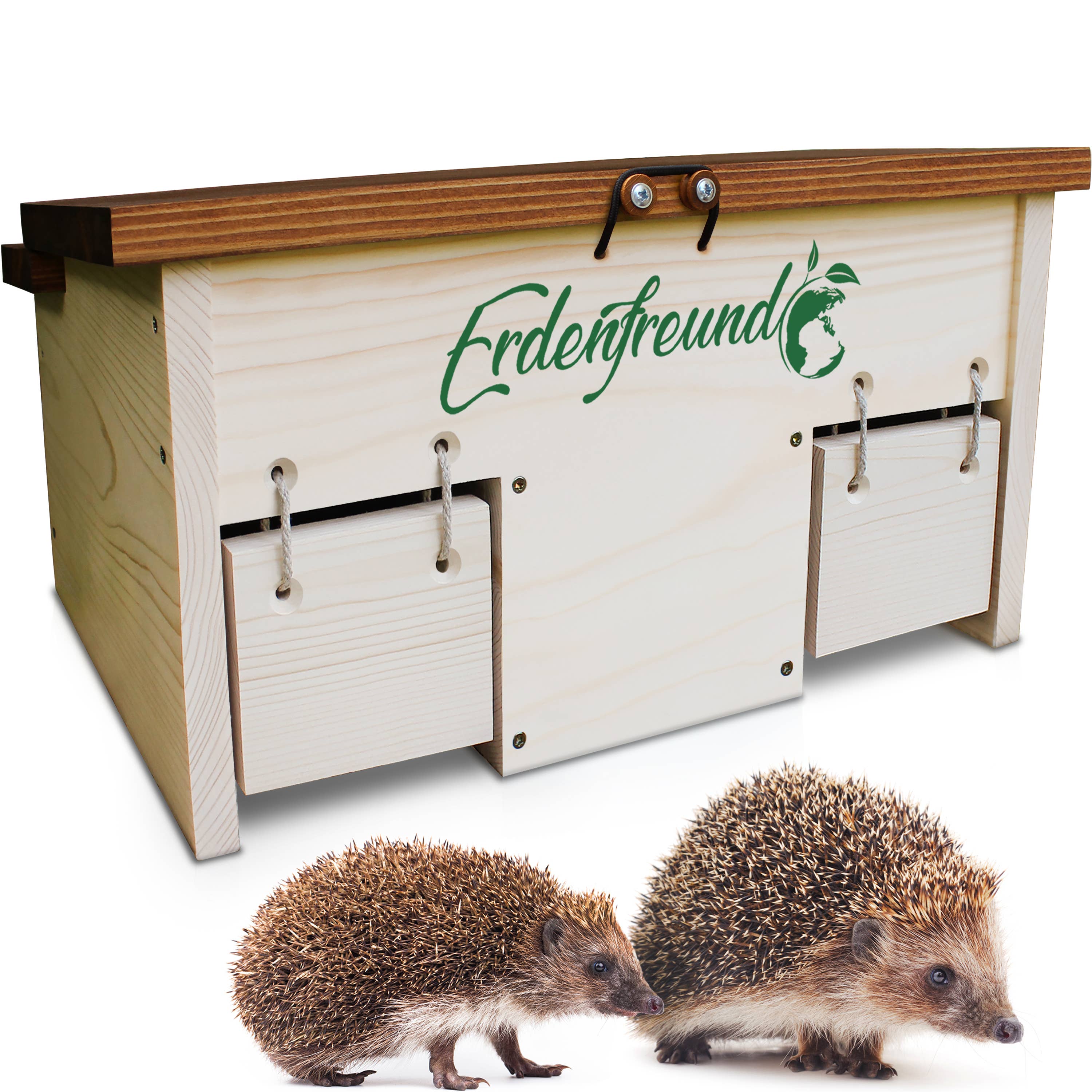 Erdenfreund - Wholesale Pet Bowl - Cat/Dog - ERDENFREUND® Hedgehog Feeding House with Rat Flaps0