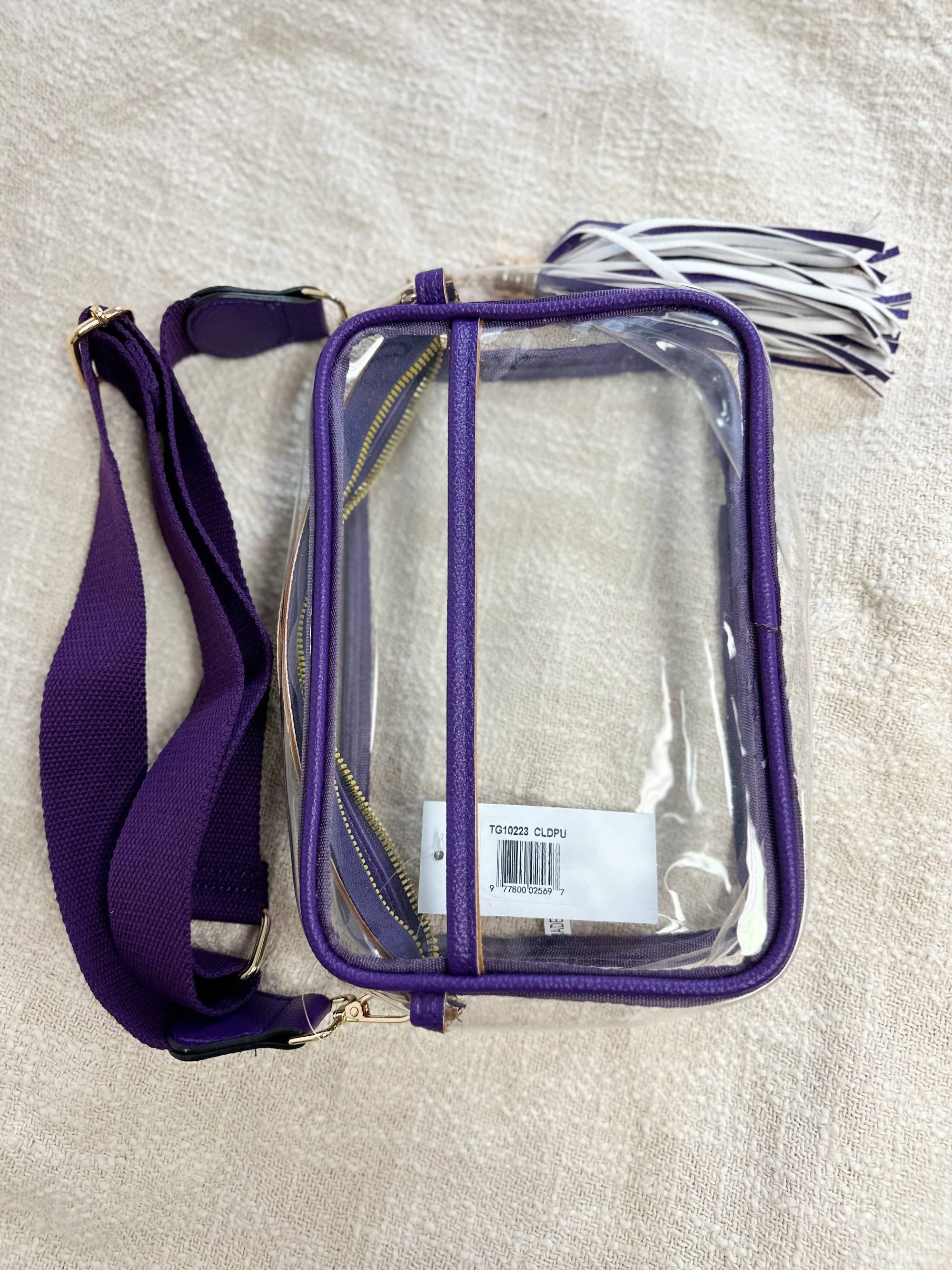 MiMi Wholesale - Wholesale Crossbody Bag - Women's - TG10223 Game Day Clear Crossbody Bag16