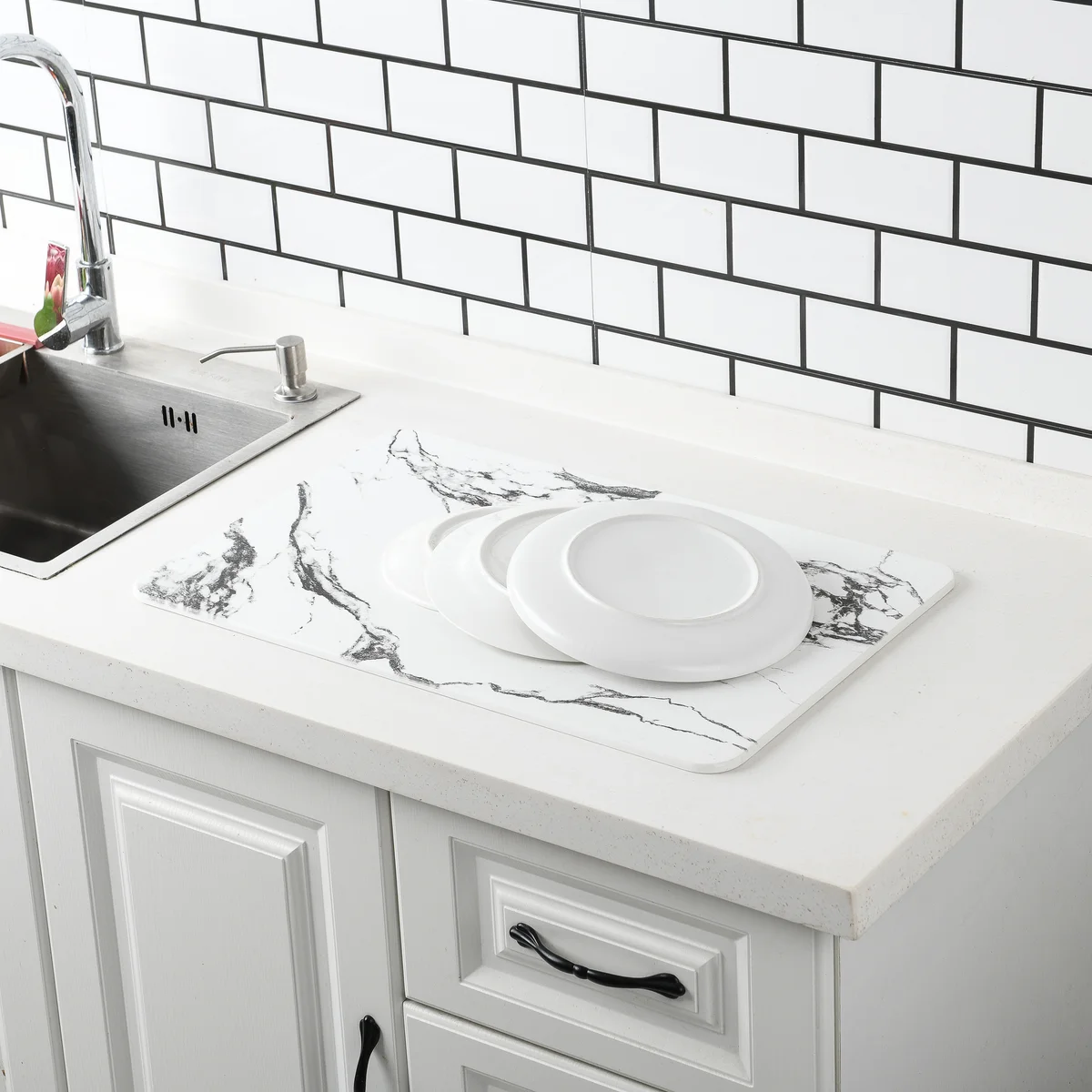 J&V TEXTILES – wholesale Bath mat – 4 Colors! - 24'' x 15'' Diatomaceous Quick-Drying Stone Bath Mat23