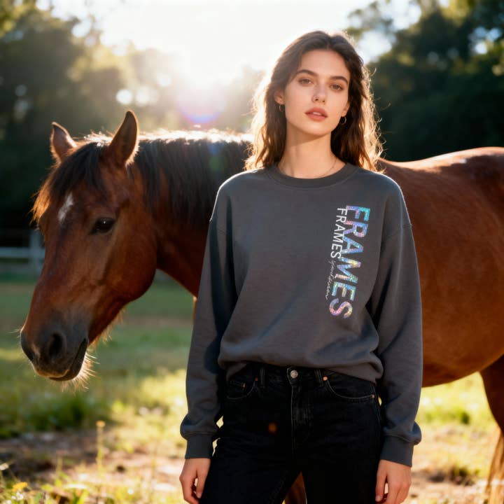 Miracolo Women's Sweatshirt in Smoky Grey – Sporty, Elegant for wholesale by Frames Sportswear