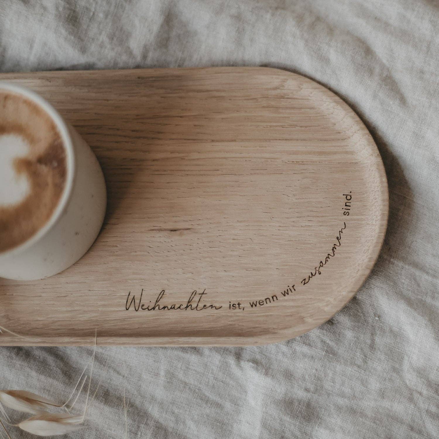 Eulenschnitt - Wholesale Decorative Tray - Mini tray Christmas is (VE = 3 pcs.)1