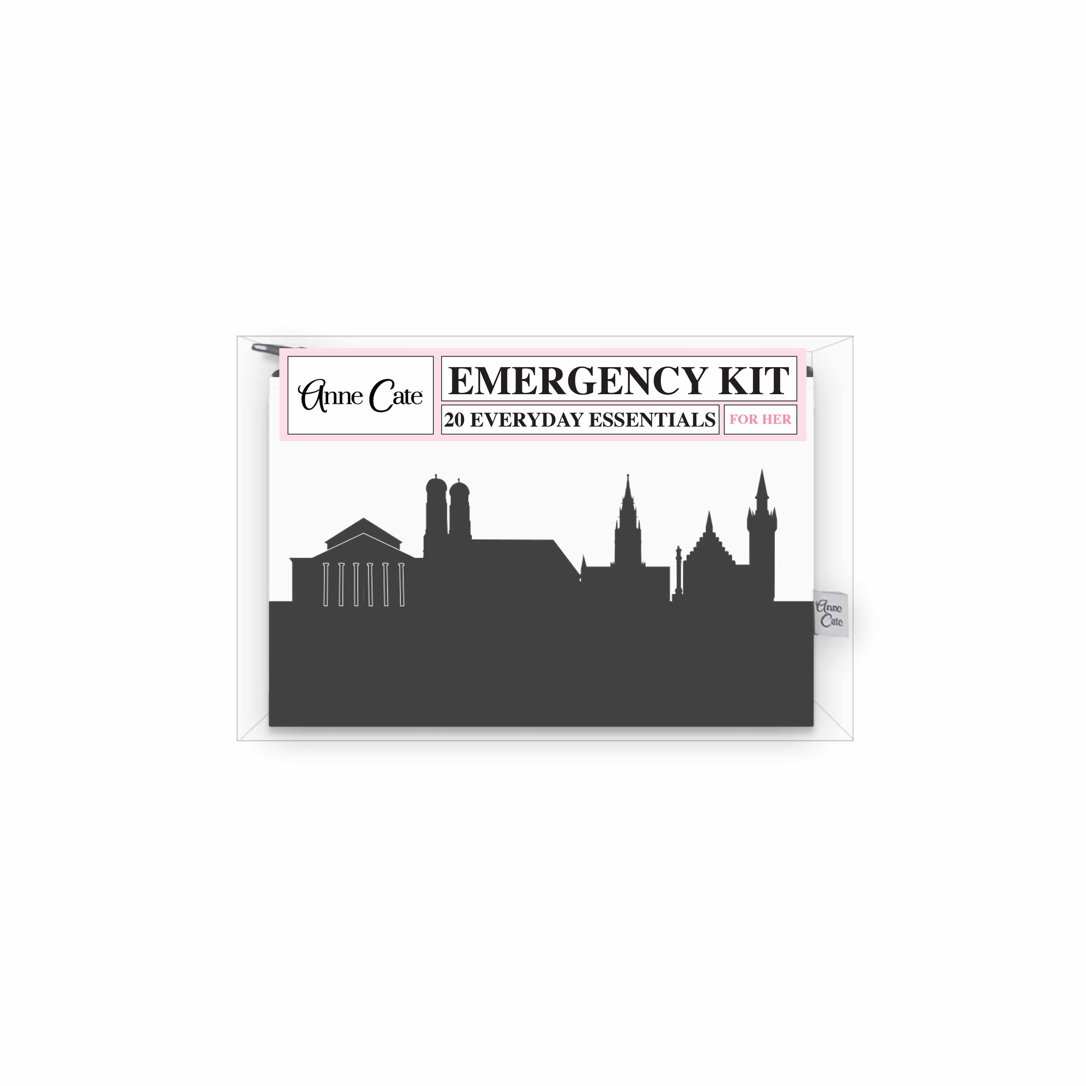 Anne Cate – wholesale Travel set – Skyline Mini Wallet Emergency Kit - For Her51