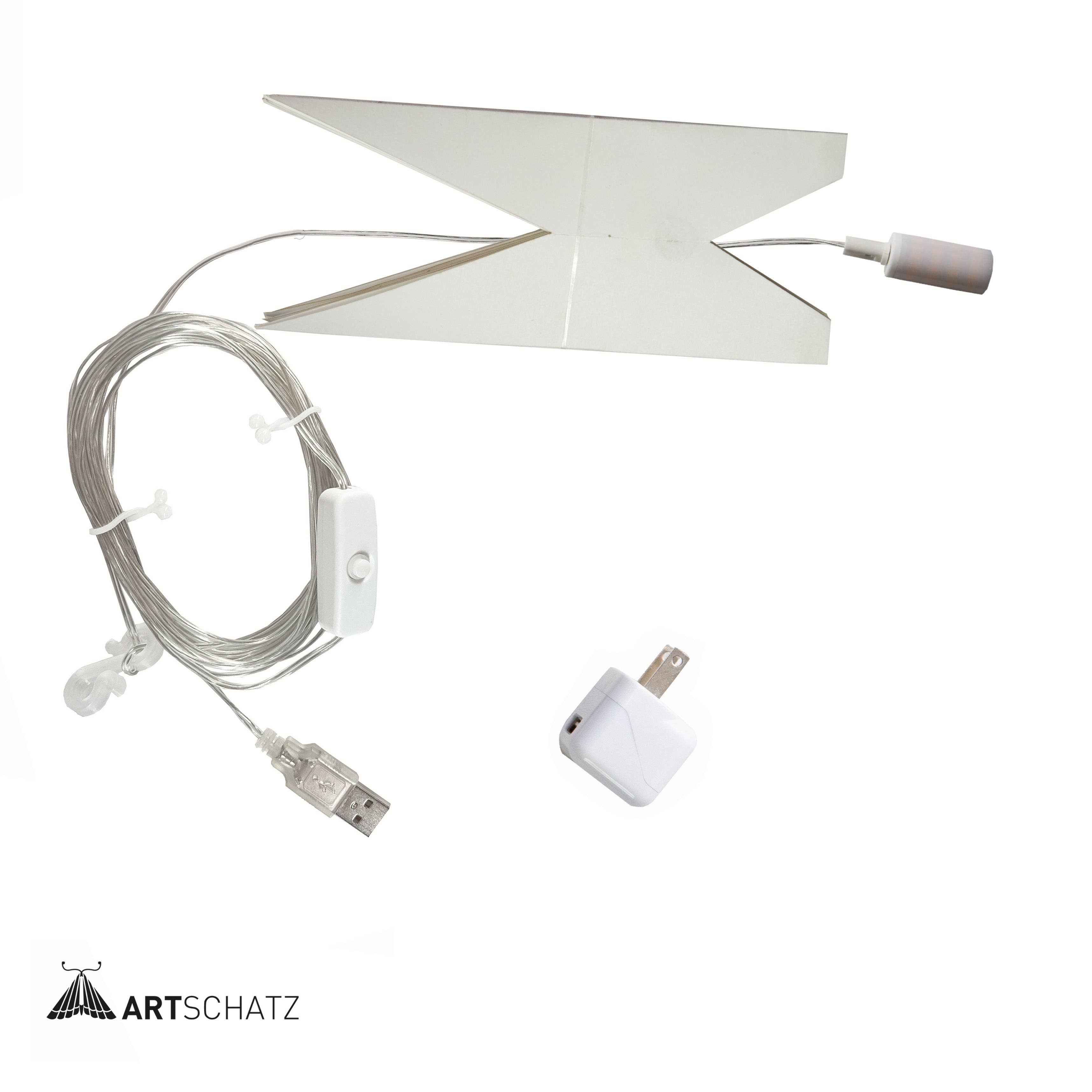 Artschatz LLC - Wholesale Ornament - Snowflake Ice Star - 8, 12 or 16 inch3