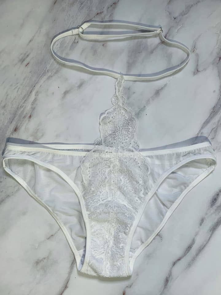 Annmarie Kahn - Wholesale Underwear - Women's - Chelsea High Waist Strappy Lace Sheer Bikini Panty7