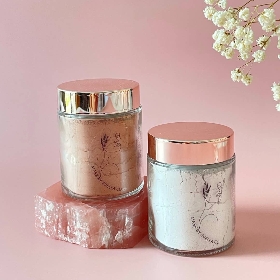 Evella Co - Vente Masque pour le visage - Pots de masque en argile Petite