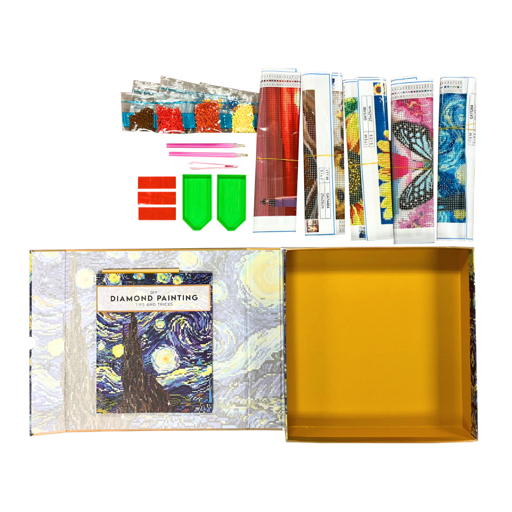 SpiceBox Product Development LTD - Wholesale DIY Craft Kit - Super Deluxe DIY Diamond Painting Arts & Crafts Kit 1