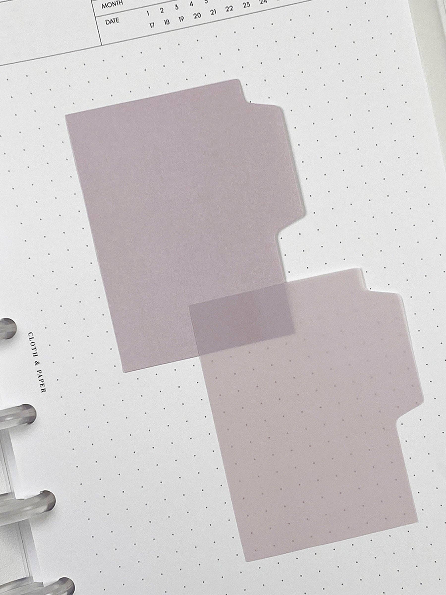 Cloth & Paper - Wholesale Sticky Notes - Blank Tab Sticky Note Set9