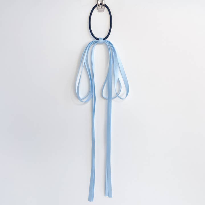 Assorted Long Ribbon Bow Hair Ties for wholesale on Faire2