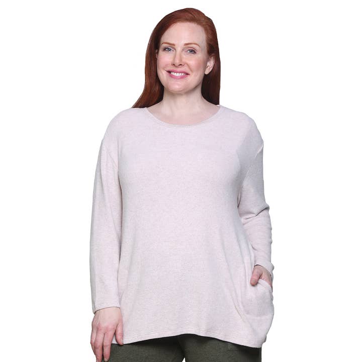 The Comfort Collection - The Scoop - TAUPE / Plus Size for wholesale by La Cera