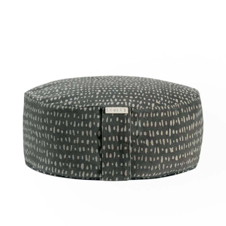 Meditation Cushion | Grey Texture Zafu for wholesale by Sati