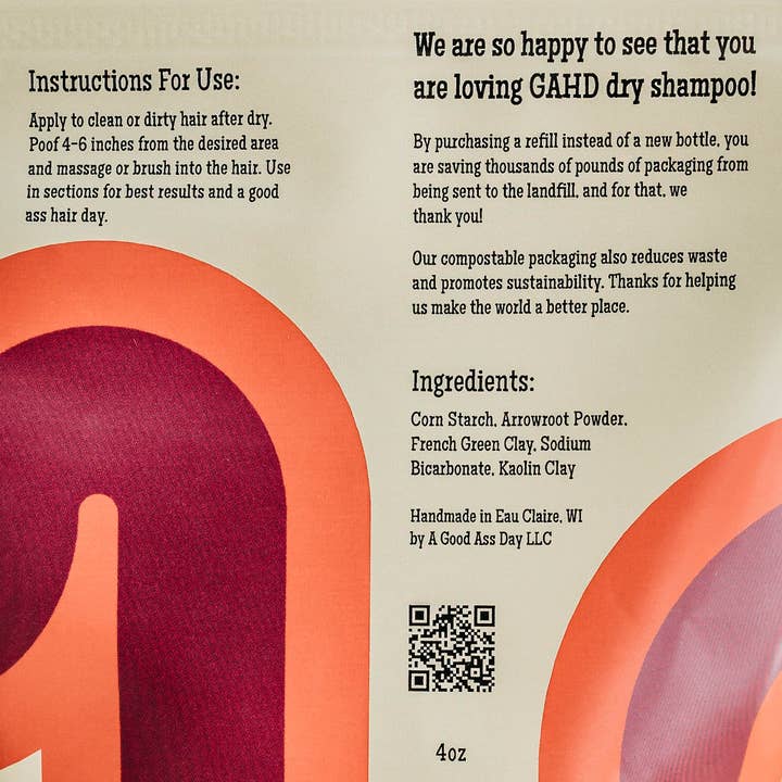 Good Ass Hair Day - Wholesale Dry Shampoo - Good Ass Hair Day Dry Shampoo Refill8