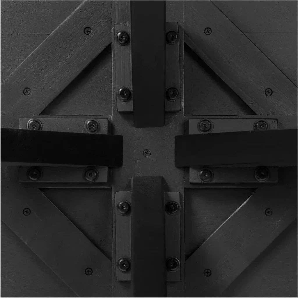 LOOMLAN – wholesale Sidobord – Parq trä svart oval matbord6