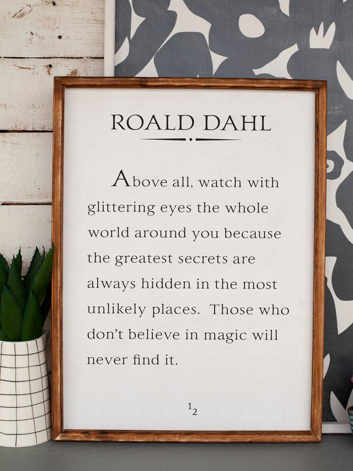 Roald Dahl for wholesale by Our Kindred Home
