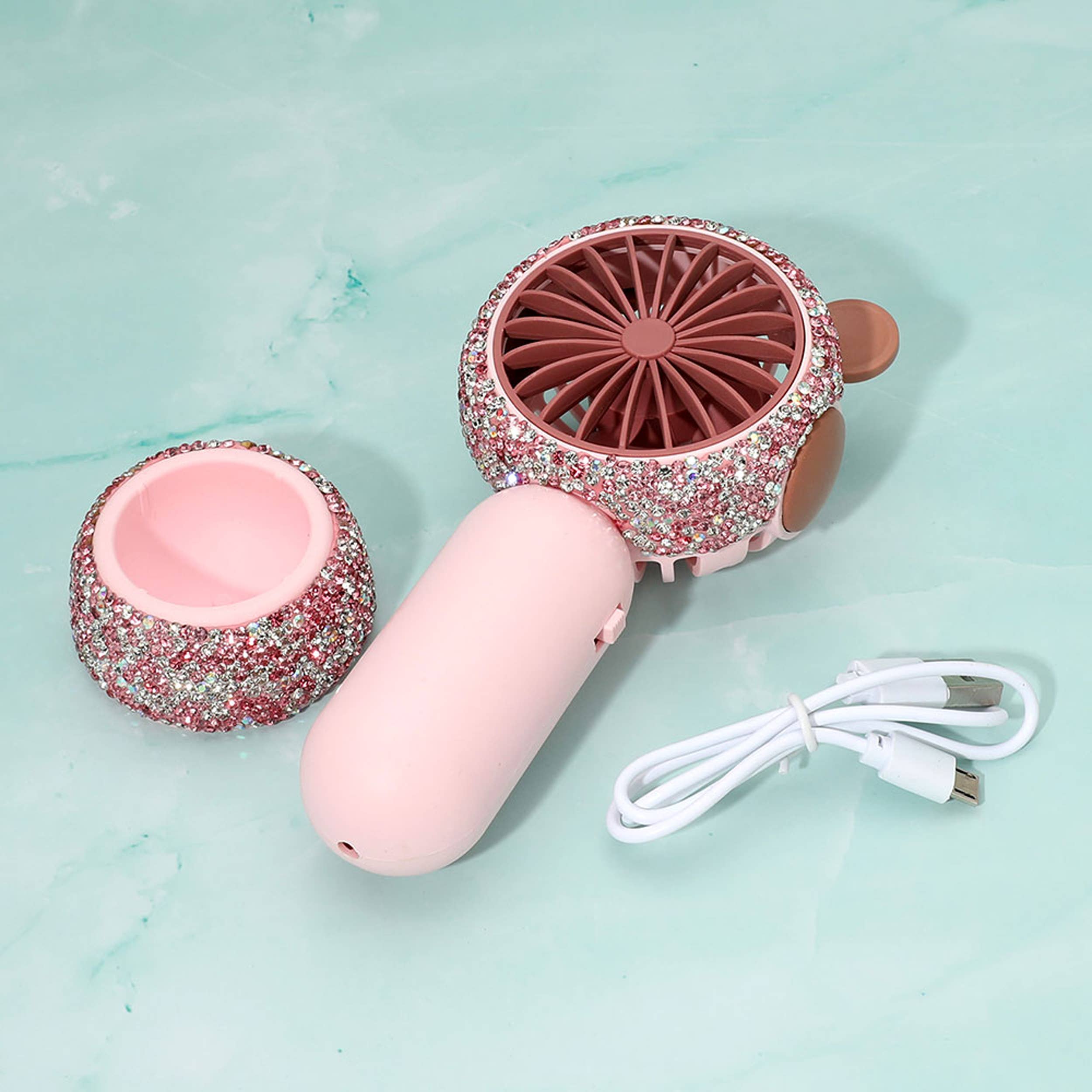 Lumbee Trade – Großhandel Tragbarer Elektroventilator – Tragbarer Handventilator mit Bärenmotiv und USB-Ladefunktion1