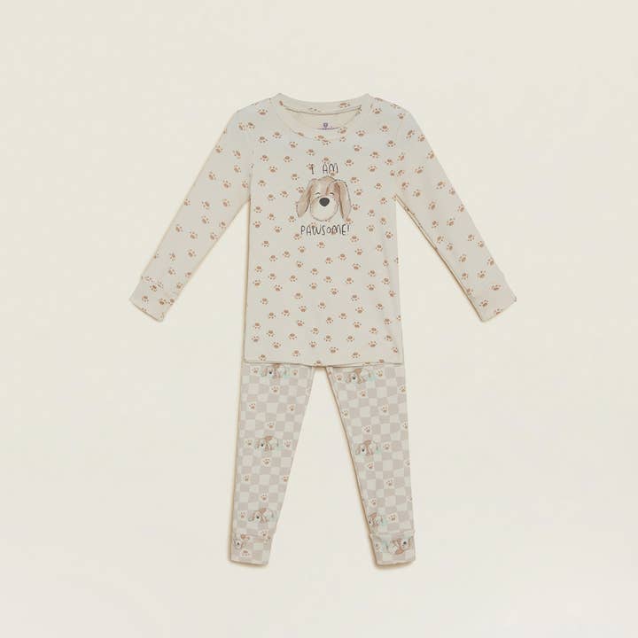 Warmies - Wholesale Sleepwear Set - Kids - Puppy Pajamas 5T
