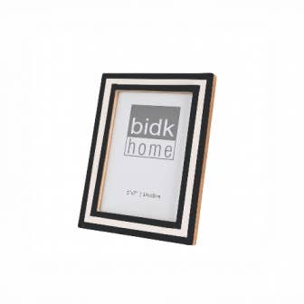 BIDKhome - Wholesale Picture Frame - 5X7" Line Frame Black & White1