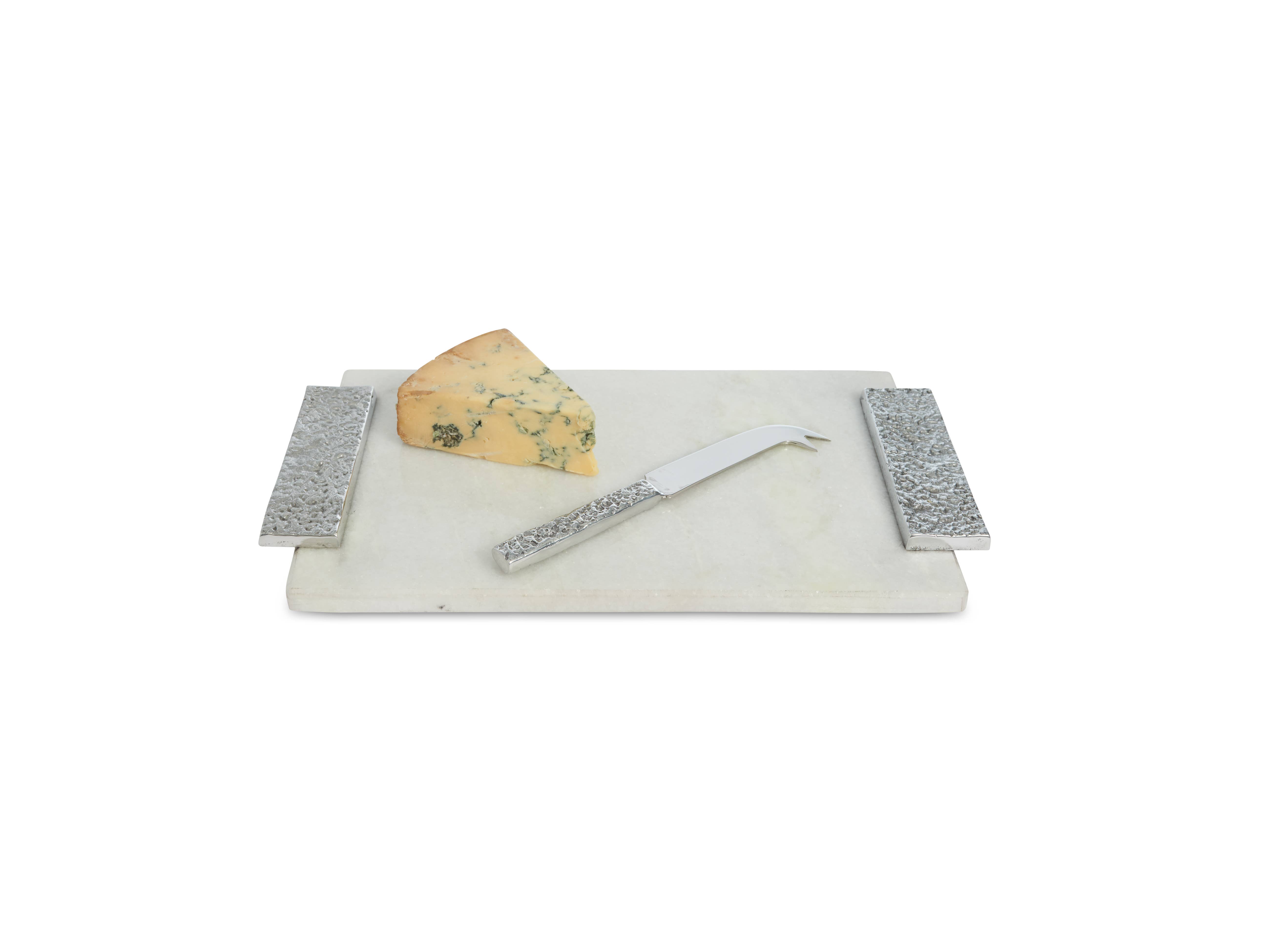 Julia Knight Inc. - Wholesale Decorative Tray - Eclipse Marble Cheese Tray with Cheese Knife0