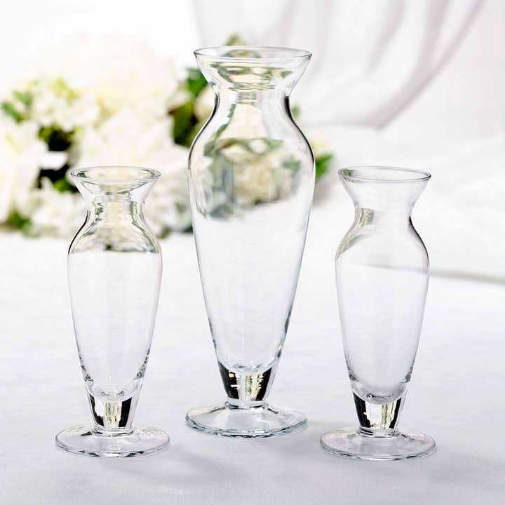Lillian Rose - Vente Vases - Set de cérémonie du sable d'unité en verre avec 3 vases2