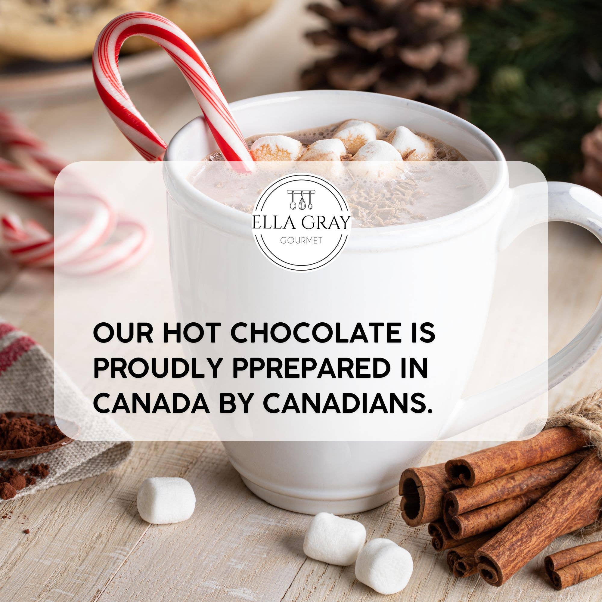 Ella Gray Gourmet - Wholesale Hot Cocoa Mix/Kit - Hot Cocoa - Candy Cane3